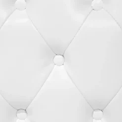 LATTES - Chaise longue - Wit - Linkerzijde - Kunstleer