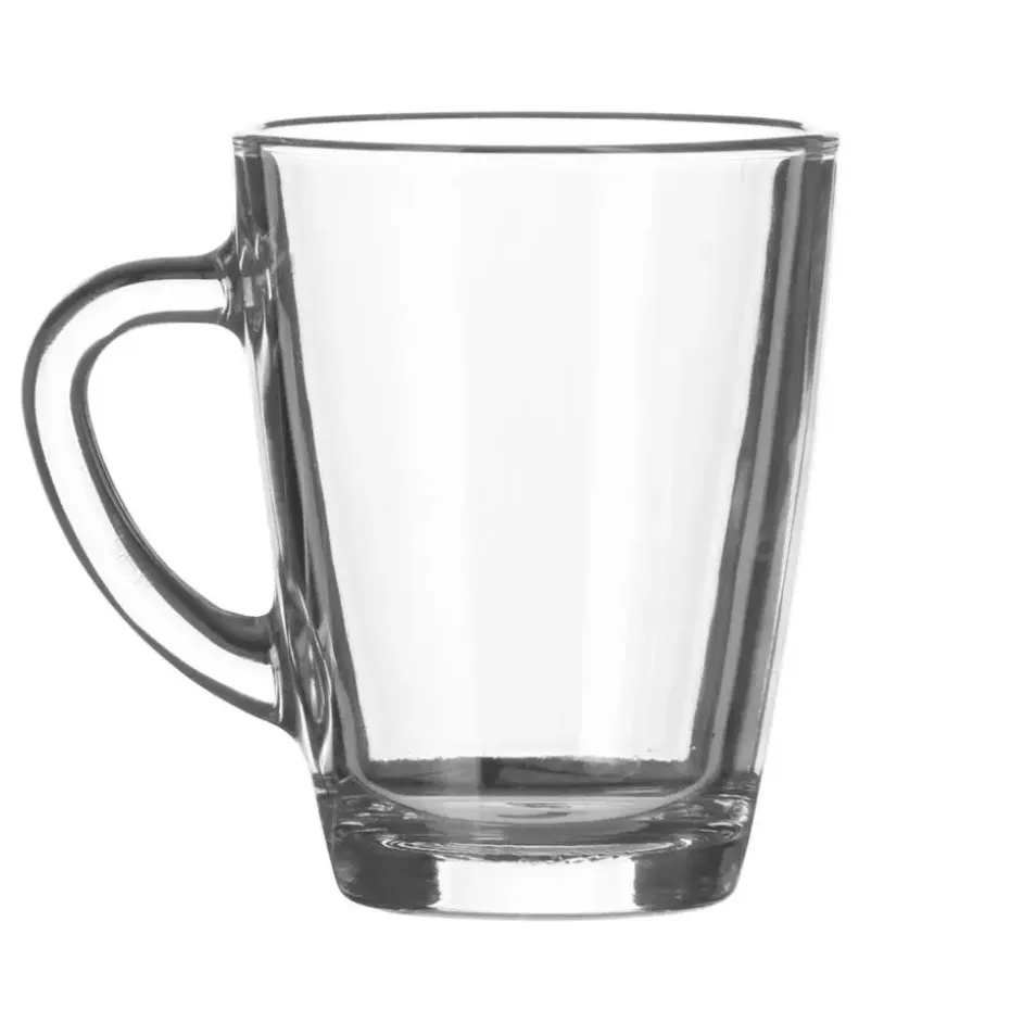 LAV Theeglazen/koffie glazen - transparant glas - 2x - 250 ml
