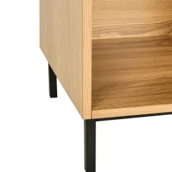 LEANDRO - Opbergkast 4 planken - Lichtbruin - MDF