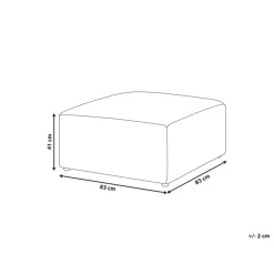 LEMVIG - Ottomaan - Donkergroen - Corduroy