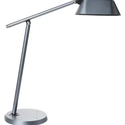 LEONIS - Bureaulamp LED - Grijs - Synthetisch materiaal