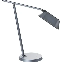 LEONIS - Bureaulamp LED - Grijs - Synthetisch materiaal