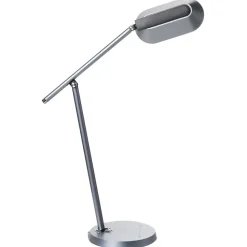 LEONIS - Bureaulamp LED - Grijs - Synthetisch materiaal