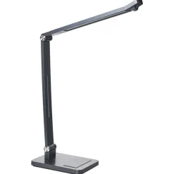LEPUS - Bureaulamp LED - Donkergrijs - Synthetisch materiaal