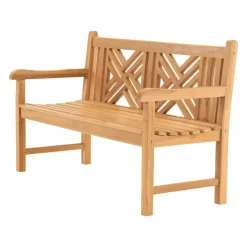 Les - Cross bank teak 150x64x92cm