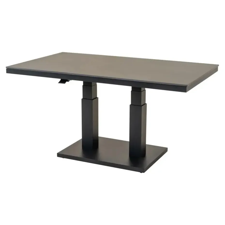 Les - Geneva loungetafel verstelbaar 140x80 cm - matt antraciet