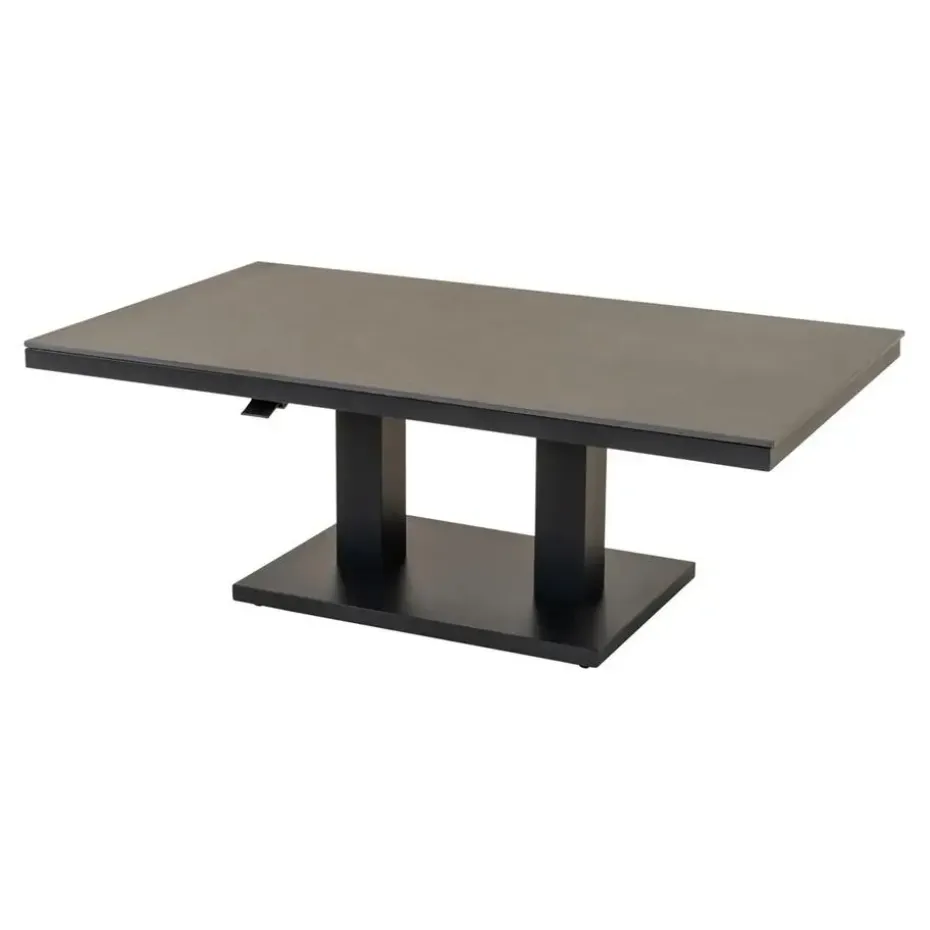 Les - Geneva loungetafel verstelbaar 140x80 cm - matt antraciet