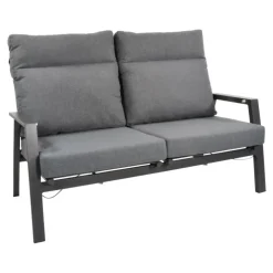 Les - Loungebank Ohio 2-pers - grijs
