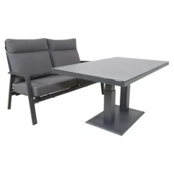 Les - Loungebank Ohio 2-pers - grijs