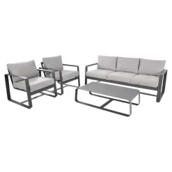 Les - Loungeset Belezza - lichtgrijs