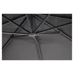 Les - Zweefparasol Taurus Ø3,5mtr - grijs