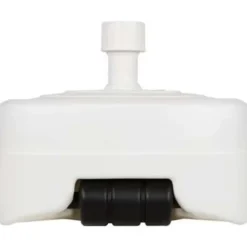 Lesli Living Parasolvoet met wieltjes - wit - 48 x 48 cm - 50 liter