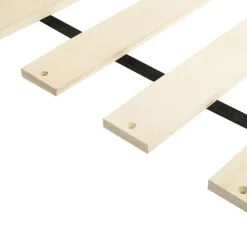 LESTRE - Tweepersoonsbed - Gebroken wit - 160 x 200 cm - Linnen