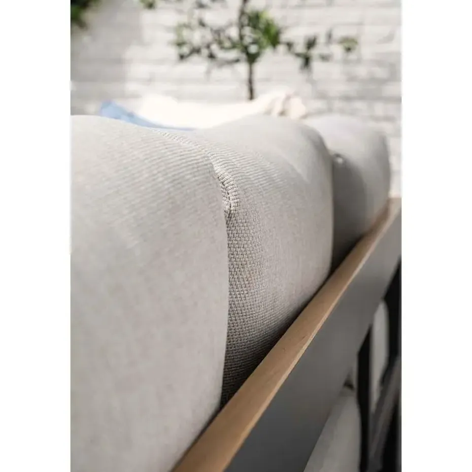 Levanto driezitsbank - c.black - valley sand light teaklook