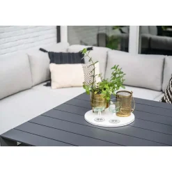 Levanto lounge-diningtafel - 111x111 cm - carbon black