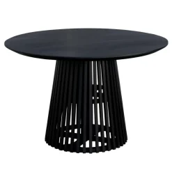 Lewis & Loft Eettafel Levi – Rond – Ø120 cm – Zwart