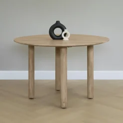 Lewis & Loft Eettafel Lian - Rond ⌀120 - Mangohout - Naturel