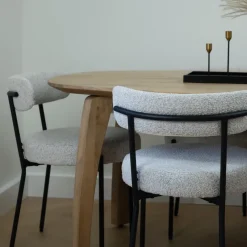 Lewis & Loft Eettafel Luna – Deens ovaal – 180x100 cm – Naturel