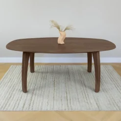 Lewis & Loft Eettafel Luna – Deens ovaal – 180 x 100 cm – Bruin