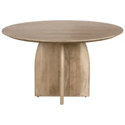 Lewis & Loft Eettafel Lupe - Rond ⌀130 - FSC®- mangohout - Naturel