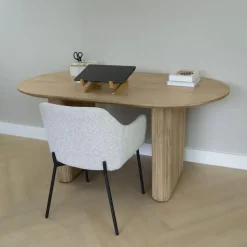 Lewis & Loft Eettafel Lynn - FSC® - Ovaal - 160x90 cm - Naturel