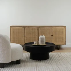 Lewis & Loft Salontafel Luus - FSC® – Rond ⌀80– Zwart