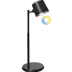 LIBRA - Bureaulamp LED - Zwart - Synthetisch materiaal