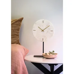 Light & Living - Klok MORENO - 25.5x10x42.5cm - Wit