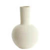 Light & Living - Ulloa vaas deco Ø34x52 cm - keramiek mat crème