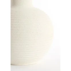 Light & Living - Ulloa vaas deco Ø34x52 cm - keramiek mat crème