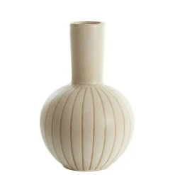 Light & Living - Ulloa vaas deco Ø34x52 cm - keramiek mat zand/bruin