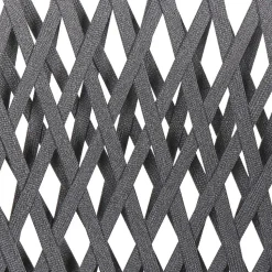 LIPARI - Tuinstoel set van 2 - Grijs - Aluminium