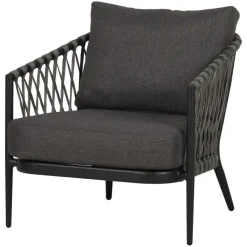 Lisomme Christel 4 delige tuin loungeset donkergrijs