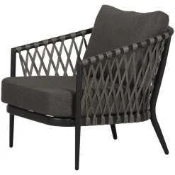 Lisomme Christel 4 delige tuin loungeset donkergrijs