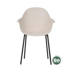 Lisomme Dorian tuinstoel gerecycled bamboe créme