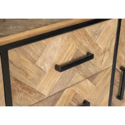 Livingfurn - Dressoir Accent 180cm - Teakhout