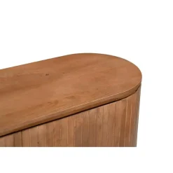 Livingfurn - Dressoir Noor Natural 170cm - Mangohout / Gecoat Staal