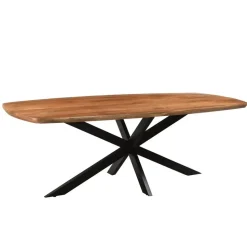 Livingfurn - Eetkamertafel Jesper Danish Oval 210cm - Mangohout