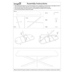 Livingfurn - Eetkamertafel Jesper Danish Oval 210cm - Mangohout