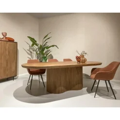 Livingfurn - Eetkamertafel Sevilla 250cm - Mangohout