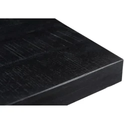 Livingfurn - Eetkamertafel Kala - U-Poten - Mangohout - 200 cm - Zwart