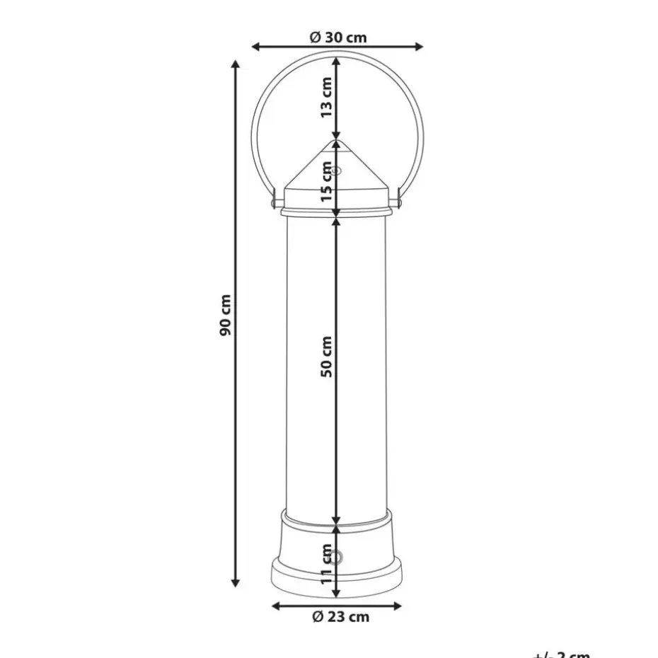 LLAIMA - Terrasverwarmer - Koper - Staal