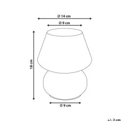 LOBO - Tafellamp - Roze - Glas
