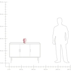 LOBO - Tafellamp - Roze - Glas