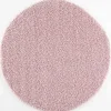 Loca Shaggy Rond Vloerkleed Licht Roze Hoogpolig - 150 CM ROND