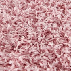 Loca Shaggy Rond Vloerkleed Licht Roze Hoogpolig - 150 CM ROND