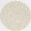 Loca Shaggy Rond Vloerkleed Creme Hoogpolig - 120 CM ROND