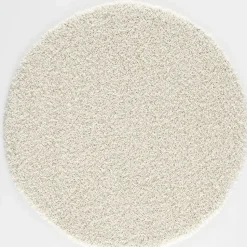 Loca Shaggy Rond Vloerkleed Creme Hoogpolig - 120 CM ROND