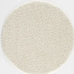 Loca Shaggy Rond Vloerkleed Creme Hoogpolig - 200 CM ROND