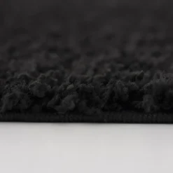 Loca Shaggy Vloerkleed – Modern Uni Effen – Zwart Hoogpolig & Zacht - 160x230 CM